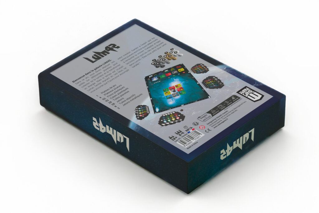 Dessous de la refonte du visuel de la boîte de jeux Lum 42.