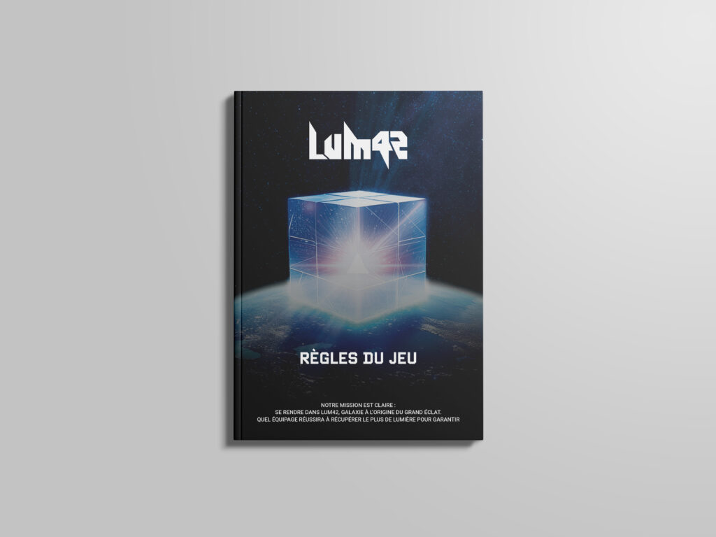 Livret de règle pour jeux de société page 1.